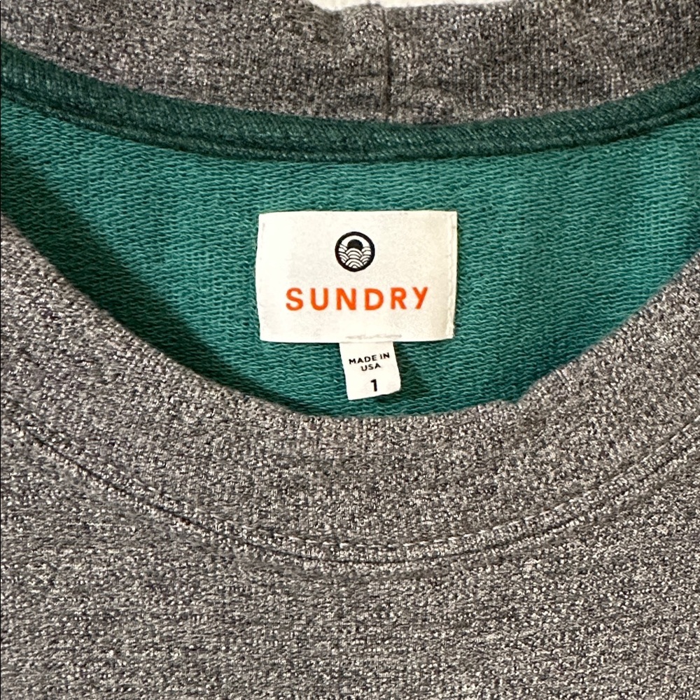 Sundry Camo / Gray / Dark Green Sweatshirt - Picture 3 of 6